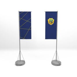 Hissflagge freie Form mit Ausleger