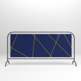 Plane Absperrgitter / Demogitter Frontlit