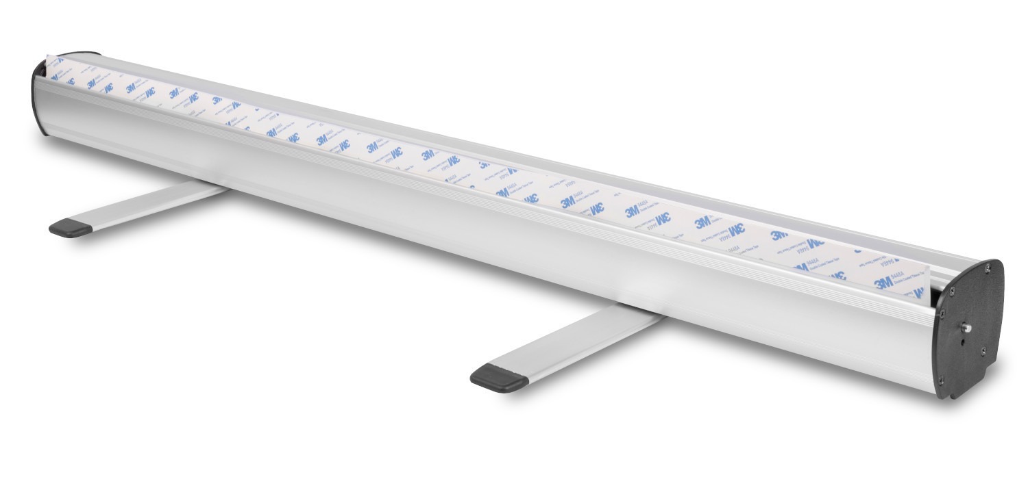 Aluminium-Kassette des Roll-Up Standard mit Standfüßen