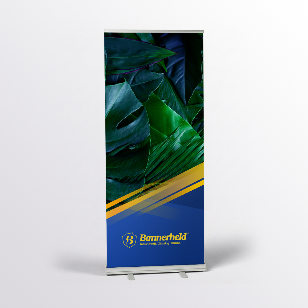 Roll-Up Ecolight mit bedrucktem Banner