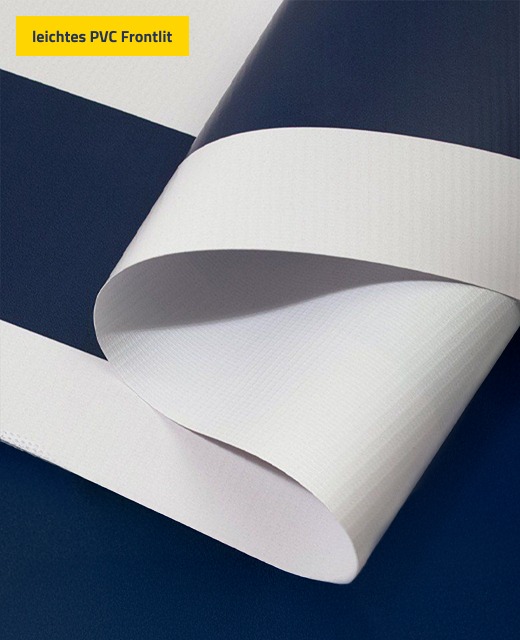 Ecolight Banner, Druck auf leichtem Frontlit-PVC