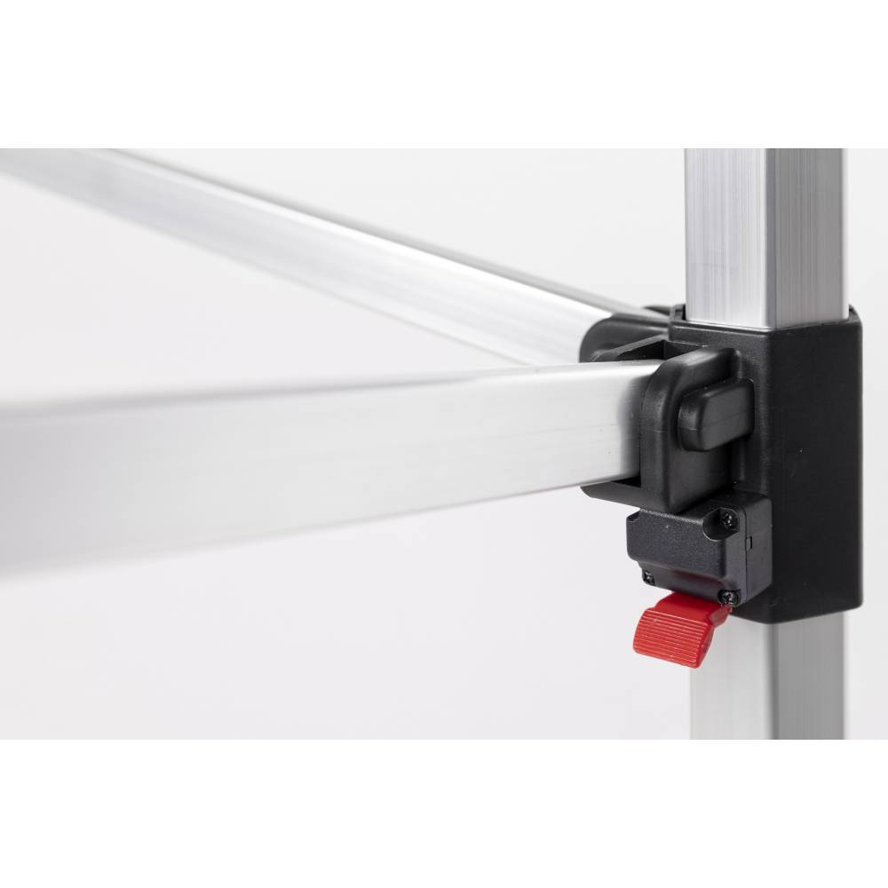 Eckverbinder mit Rastknopf