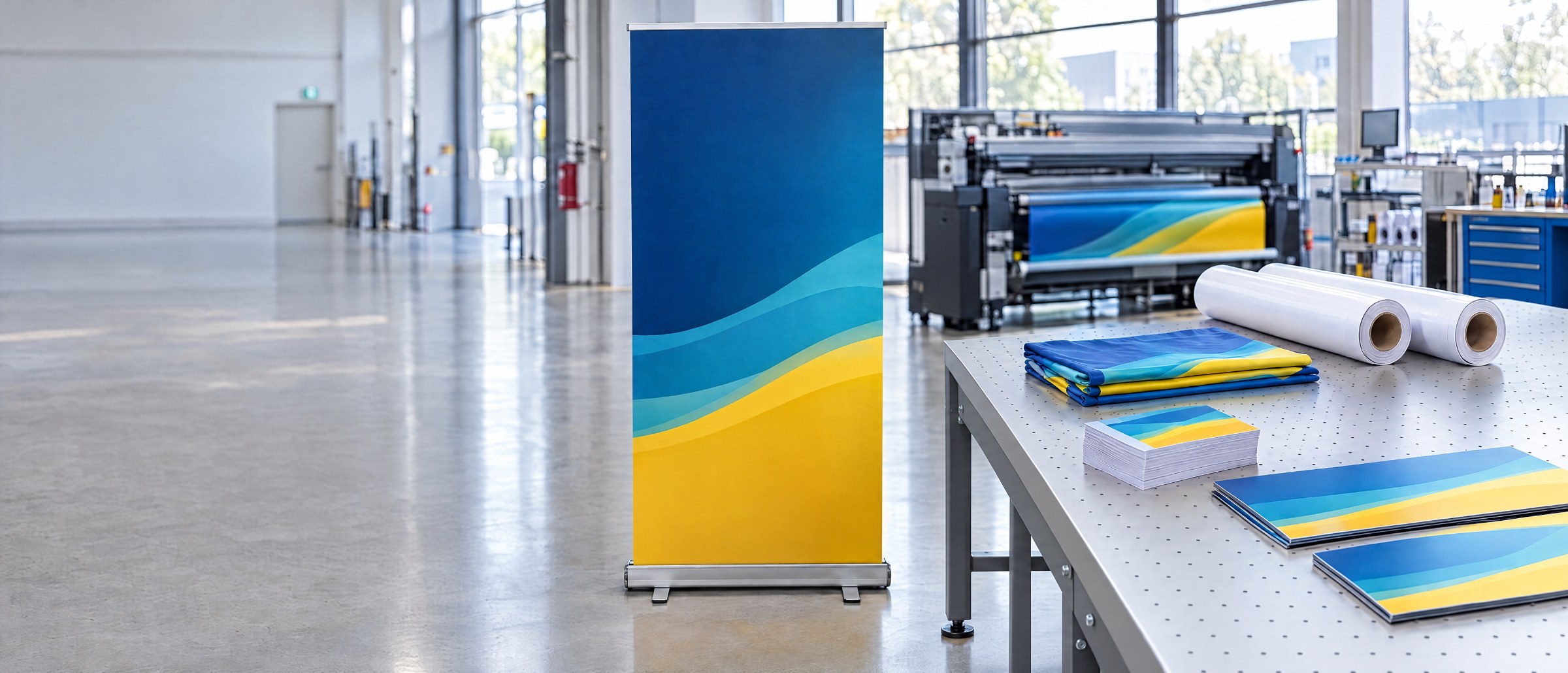 Werbebanner, Roll-up und Druckprodukte aus der Bannerheld Produktion